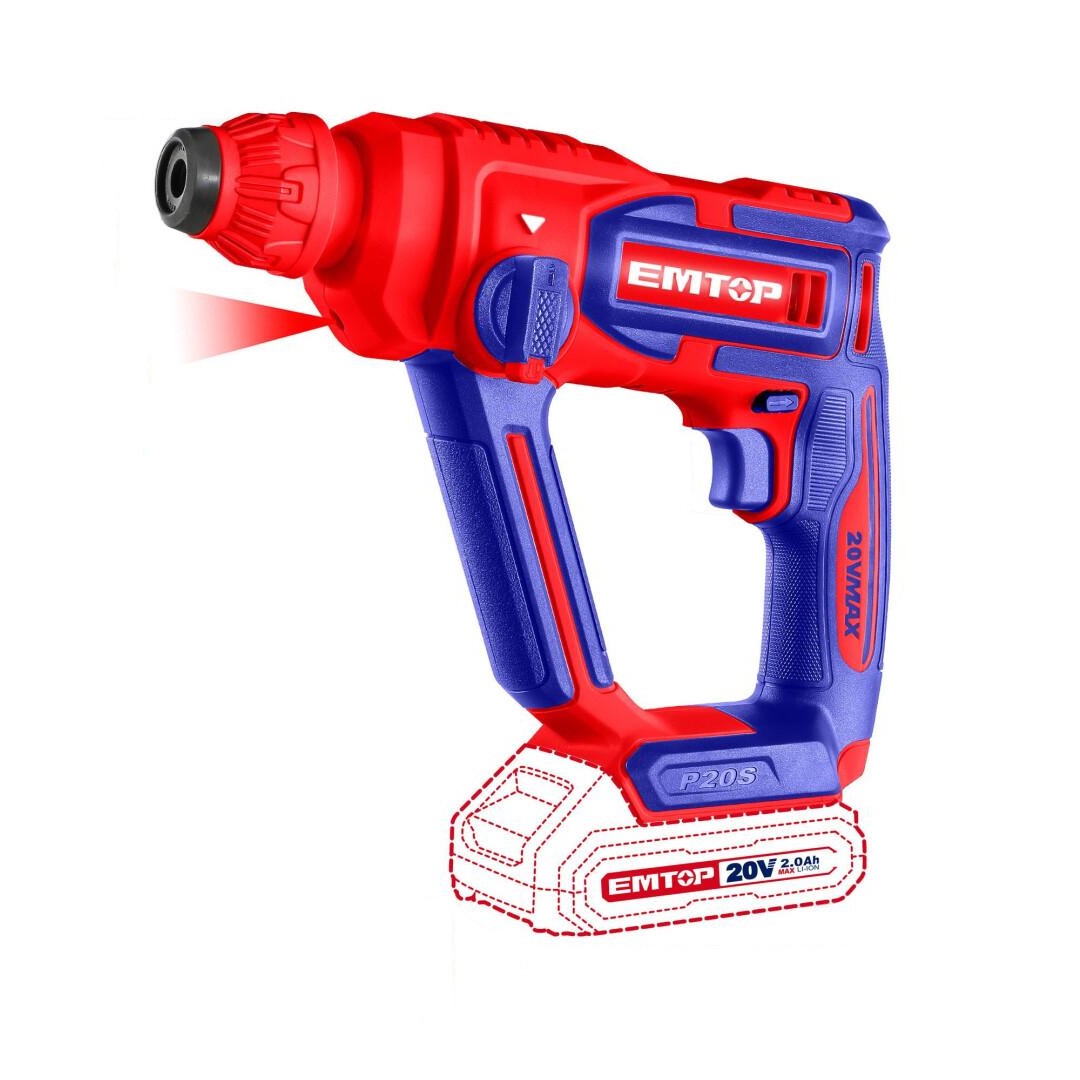 Перфоратор акумуляторний EMTOP ELRH201681